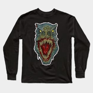 Zombie T-Rex Full Frontal Long Sleeve T-Shirt